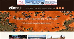 Desktop Screenshot of outbackmag.com.au